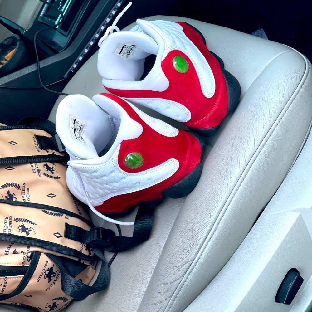 •Black •White • Red Jordan’s